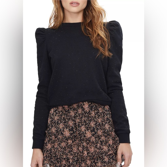 Generation Love
Tara Rhinestone Puff Sleeve Sweatshirt XS - Picture 1 of 2